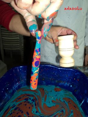 Ebruda Farklı Çalışma Örnekleri Balıkesir