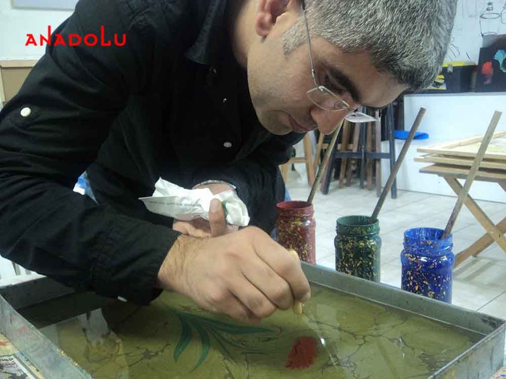 Yetişkinlerle Ebru Eğitimleri Balıkesir