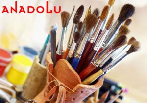 Bardak İçinde Yağlı Boya Fırçaları Balıkesir