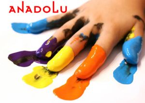 Elleri Boyanmış Çocuk Eli Balıkesir