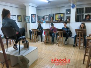 Anadolu Güzel Sanatlarda Modelden Desen Çalışmaları Balıkesir