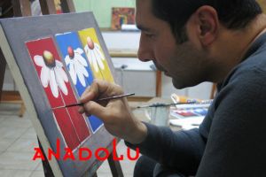 Yağlı boya Çiçek Çizimleri Balıkesir