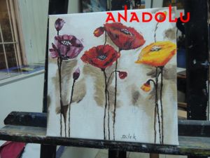 Yağlıboya Çiçek Çizimleri Balıkesir