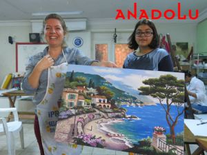 Yağlı boya Manzara Çalışan Hobi Grupları Balıkesir