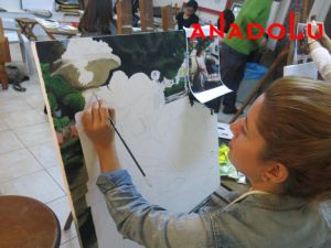 Yağlı boya Manzara Çalışması Balıkesir