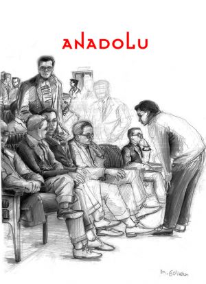 Balıkesir Karakalem Toplantı Çizimi