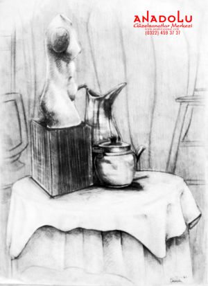 Karakalem Obje Etütleri Balıkesir