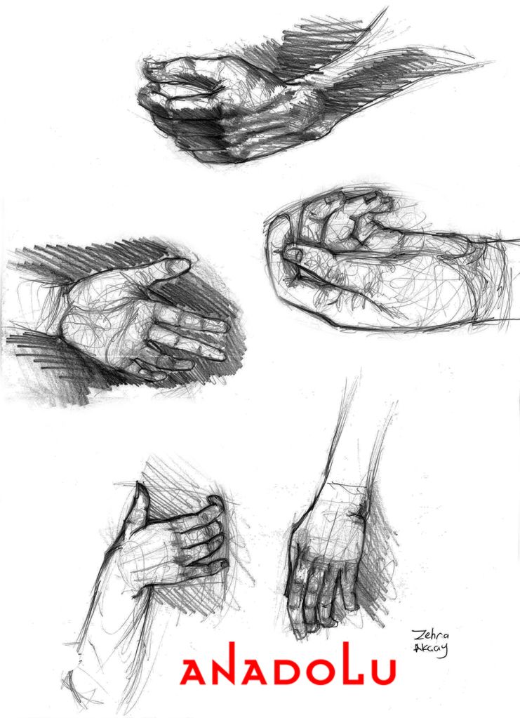 Karakalem El Çizim Çalışmaları Balıkesir