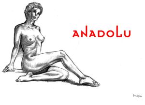 Karakalem Kadın Nü Çizim Örnekleri Balıkesir