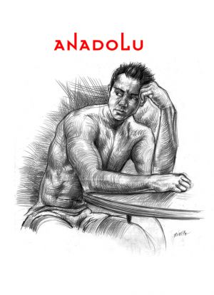 Karakalem Erkek Model Çalışması Balıkesir