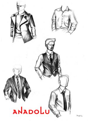 Karakalem Elbise Çizimleri İzmir