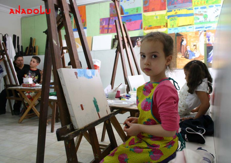 Çocuklarla Yağlı Boya Kursları